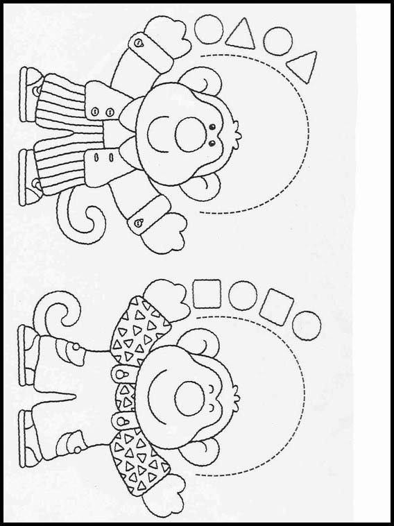 Actividades para niños de preescolar Completar y Colorear 68 Actividades para niños de preescolar Completar y Colorear 68