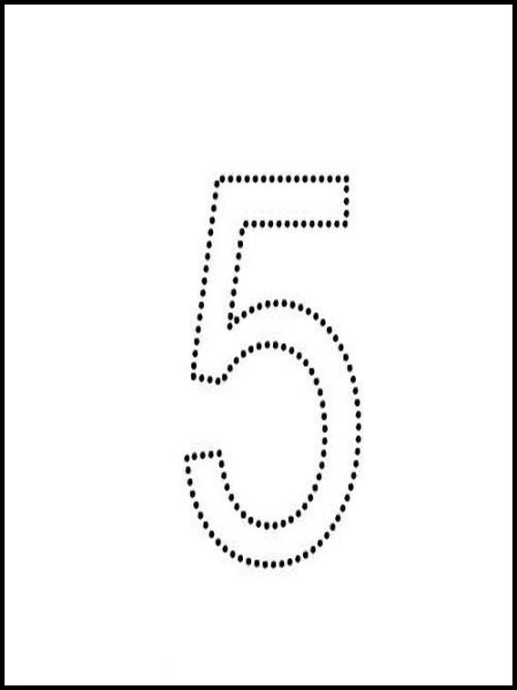 Unir puntos. Numeros 6