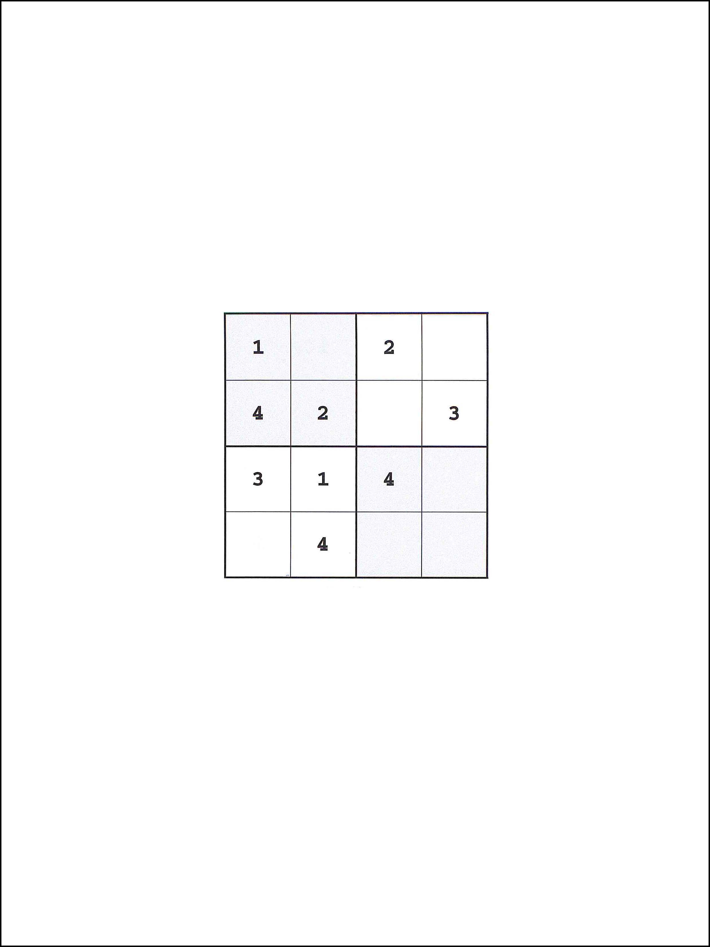 Sudoku 4x4 2