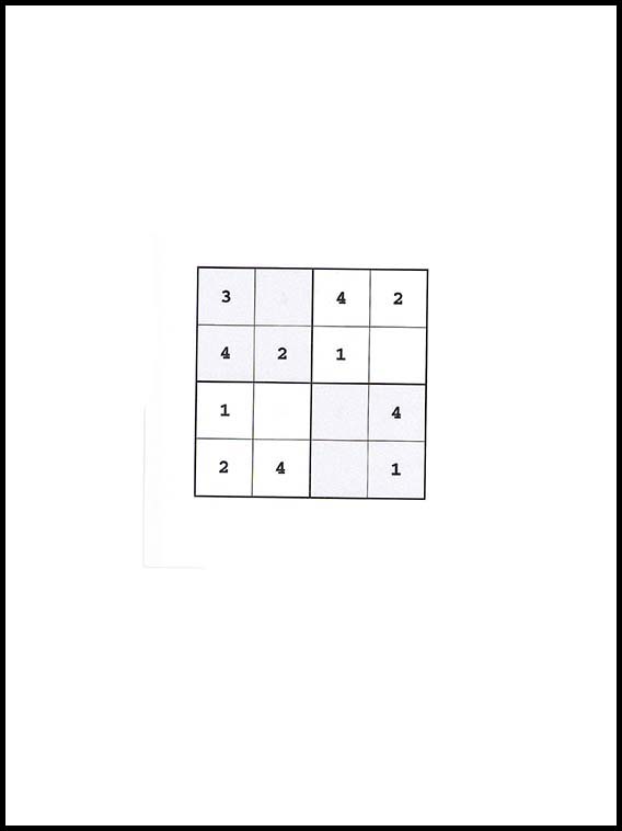 Sudoku 4x4 41