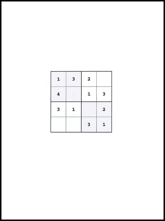 Sudoku 4x4 5