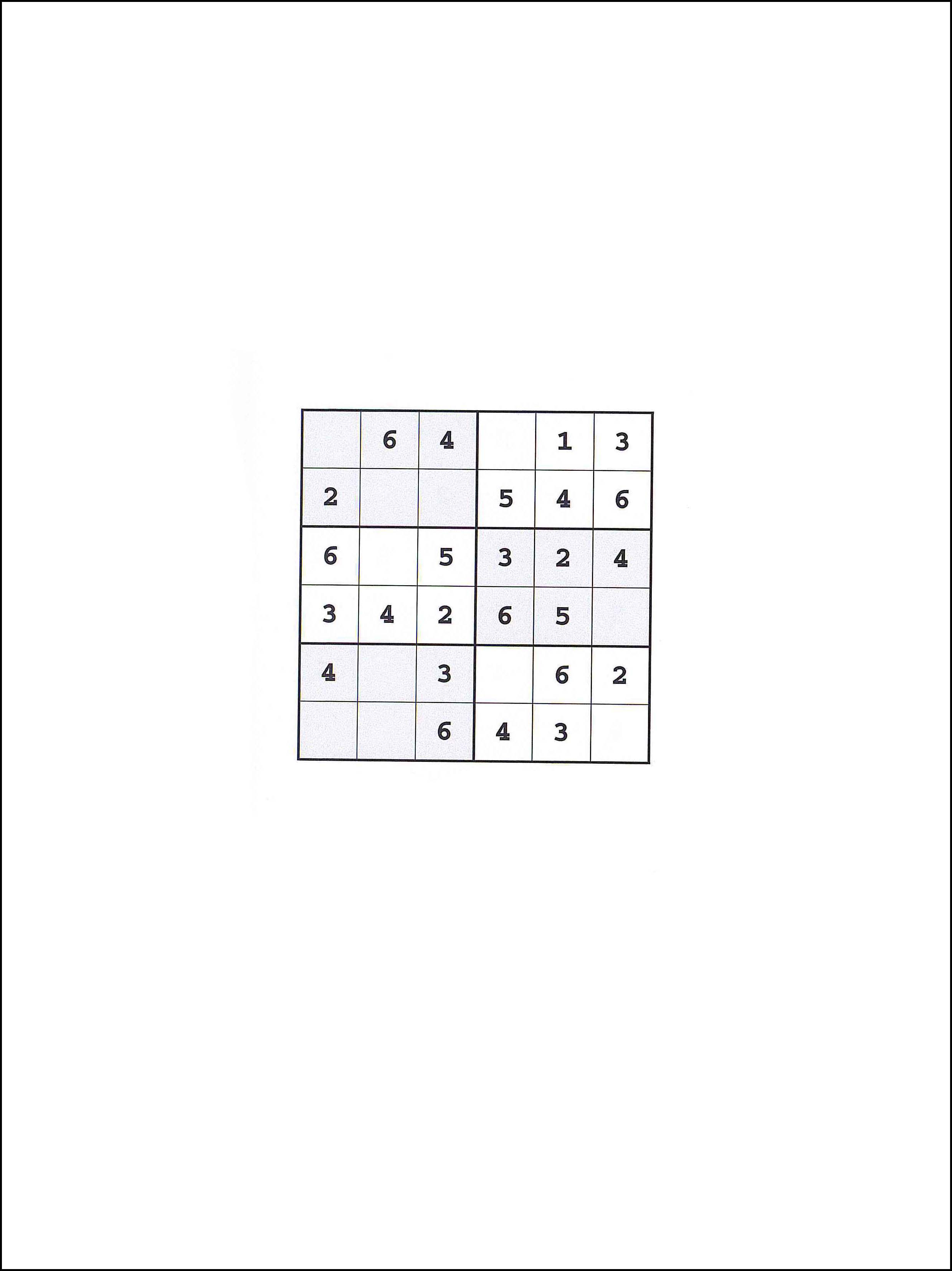 Sudoku 6x6 41