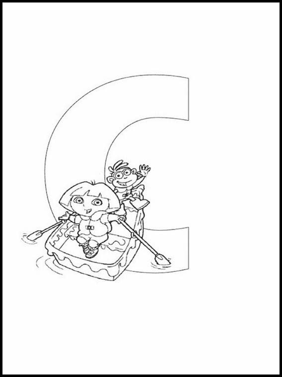 Alfabeto dei bambini con disegni 214
