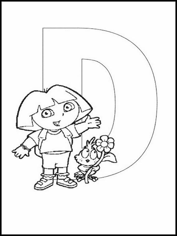 Alfabeto dei bambini con disegni 234