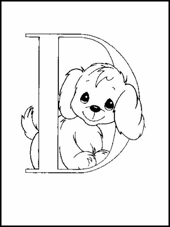 Alfabeto dei bambini con disegni 244