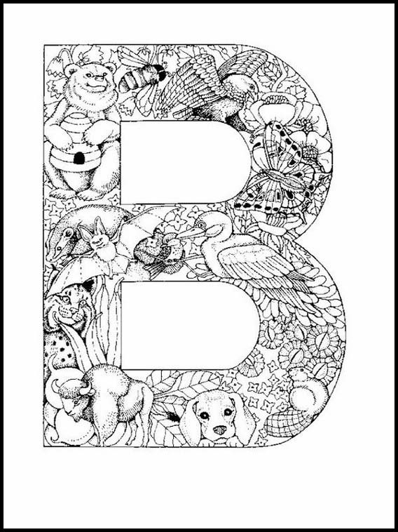 Alfabeto dei bambini con disegni 35