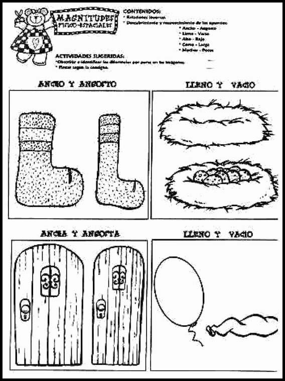 Attività per bambini Logic-Disegni per imparare lo Spagnolo 81 Logic-Disegni per imparare lo Spagnolo 81