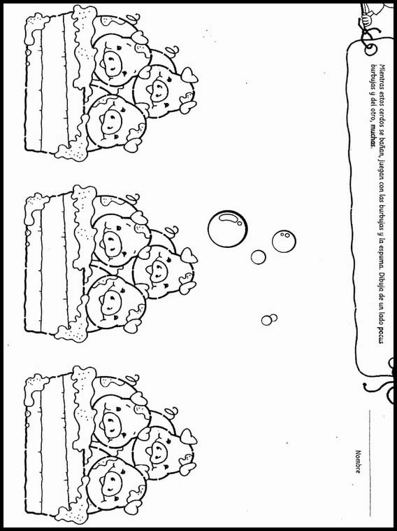 Attività per bambini Logic-Disegni per imparare lo Spagnolo 83 Logic-Disegni per imparare lo Spagnolo 83