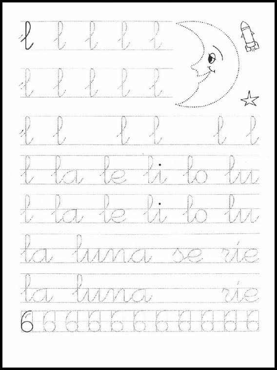 Attività per bambini Unisci i punti. Imparare lo Spagnolo 55 Unisci i punti. Imparare lo Spagnolo 55