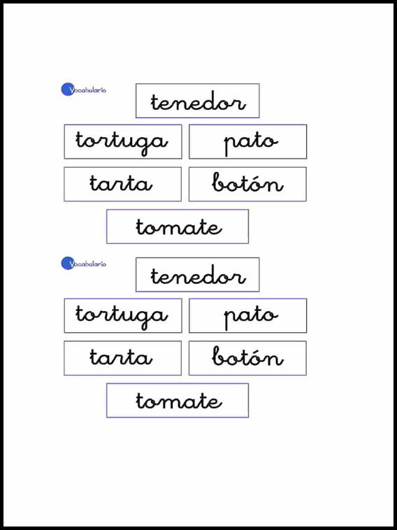 Vocabolario per imparare lo Spagnolo 21