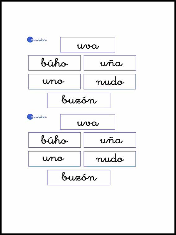 Vocabolario per imparare lo Spagnolo 22