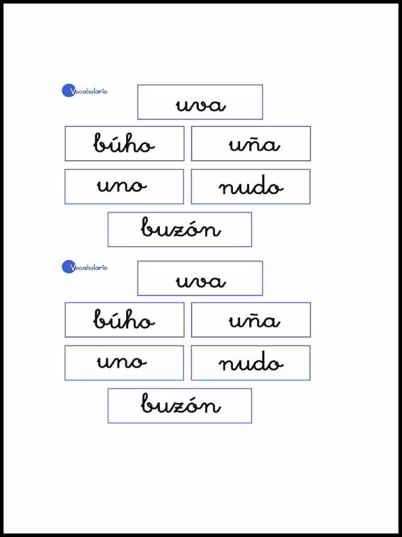 Vocabolario per imparare lo Spagnolo 22