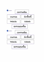 Vokabular for å lære Spansk1
