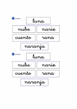 Vokabular for å lære Spansk14