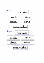Vokabular for å lære Spansk3