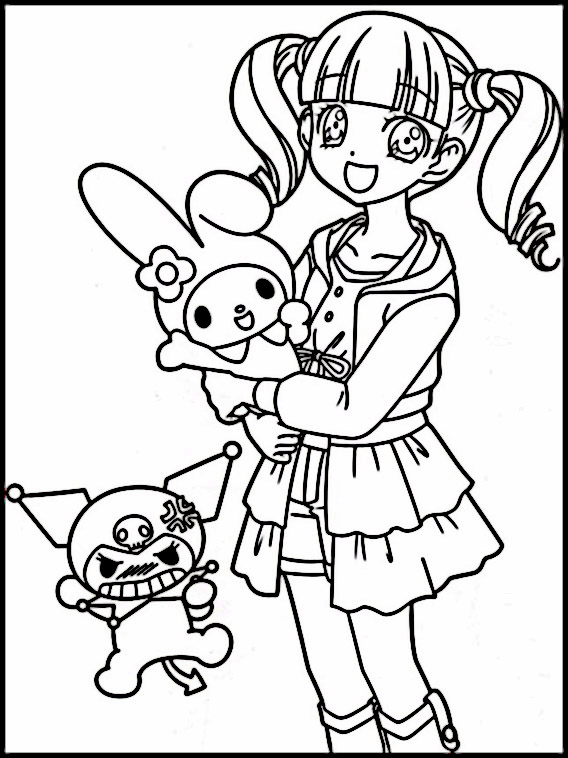 Onegai My Melody Imagenes para Colorear 6 online