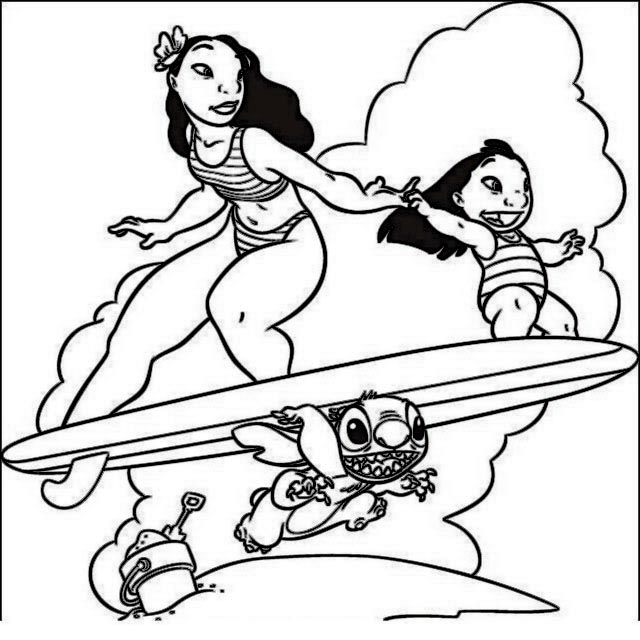 Tegninger Lilo og Stitch 45 online