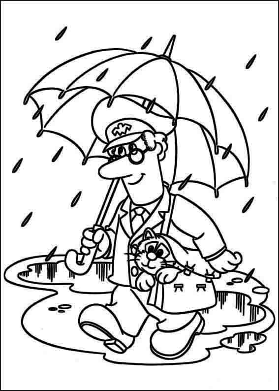 Coloring Book Postman Pat 8online