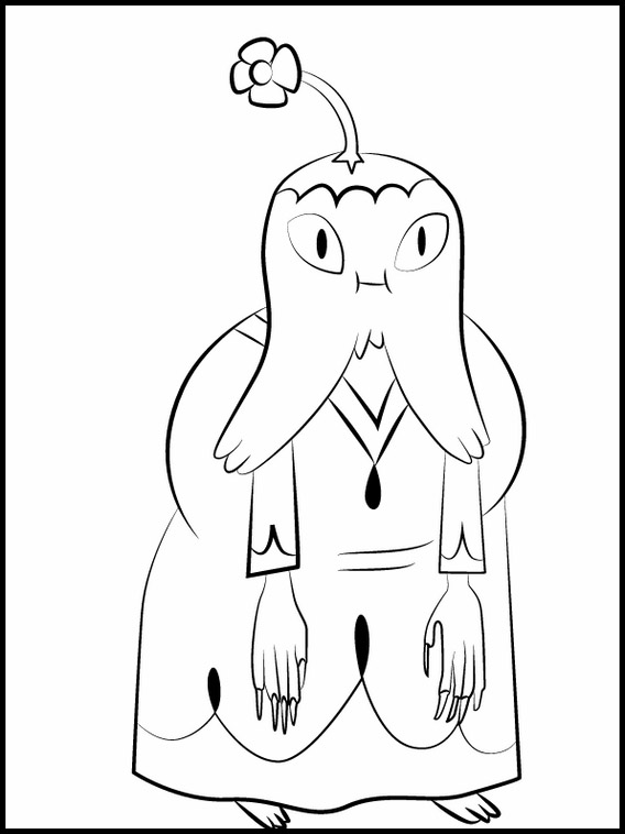 adventure time coloring pages ice king