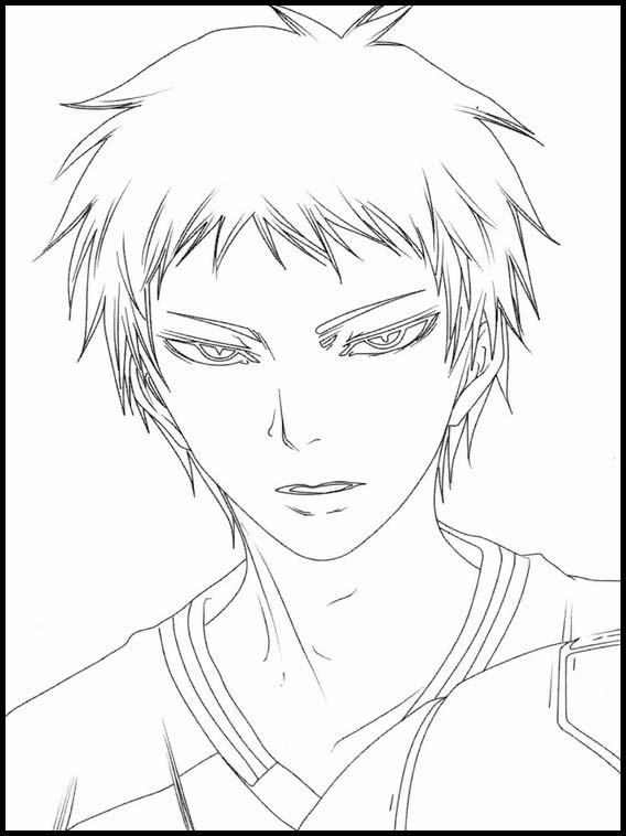 Desenhos de Kuroko No Basket para colorir 