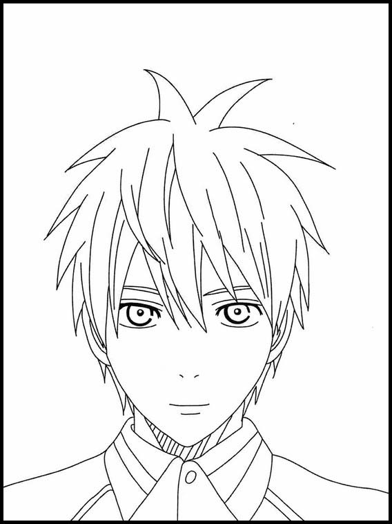 Desenhos de Anime para pintar e colorir - Pinte Online