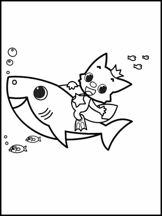 98  Baby Shark Family Coloring Pages  Latest HD