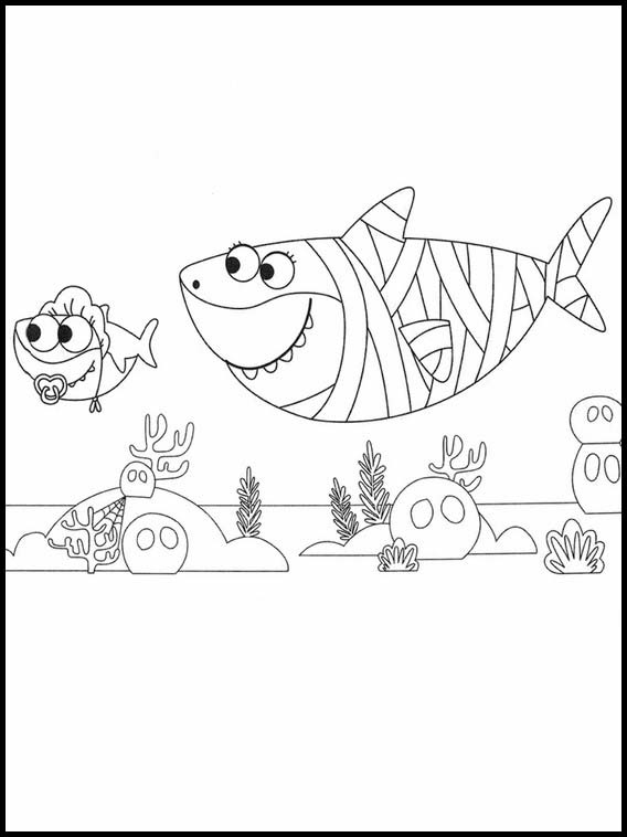 580 Baby Shark Song Coloring Pages  Best HD