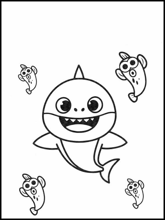 Coloriages Baby Shark