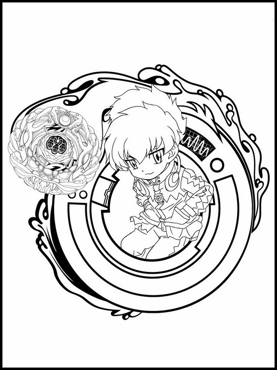 Desenhos do Beyblade para Colorir