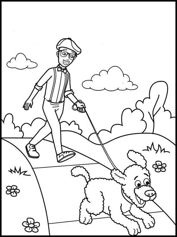 550  Colouring Pages Blippi  Best Free