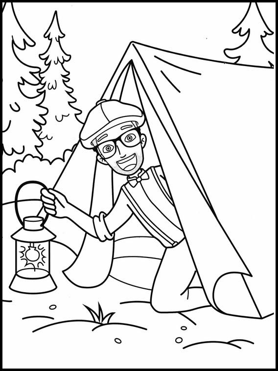 101  Blippi Coloring Pages To Print  Latest Free