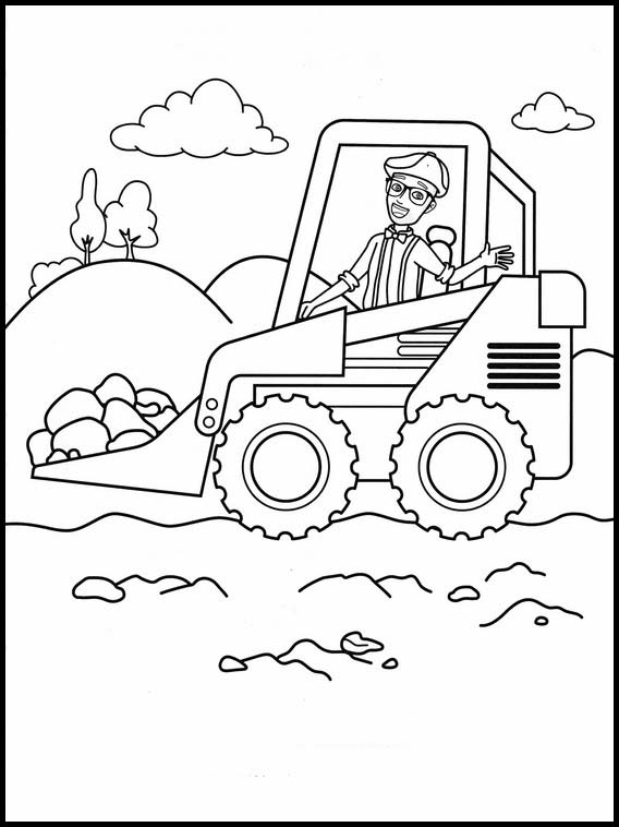 101  Blippi Coloring Pages To Print  Latest Free