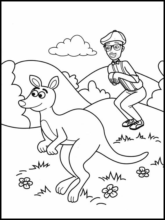 550  Colouring Pages Blippi  Best Free