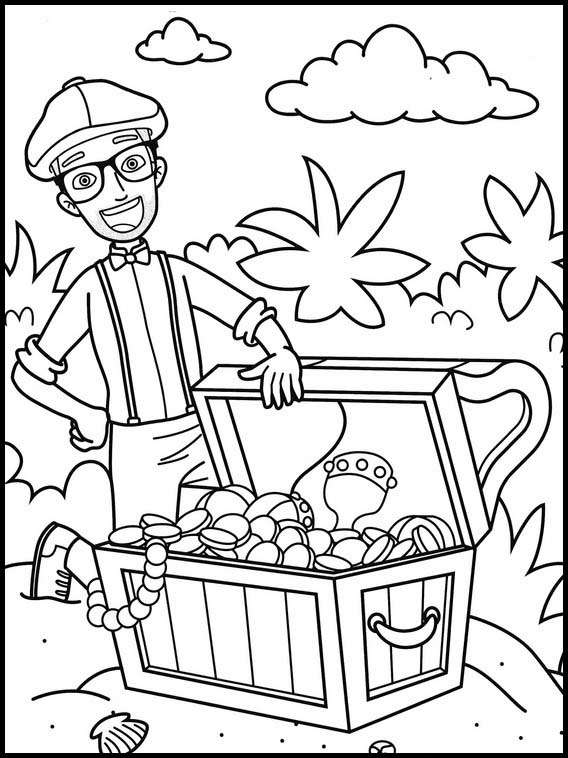 101  Blippi Coloring Pages To Print  Latest Free