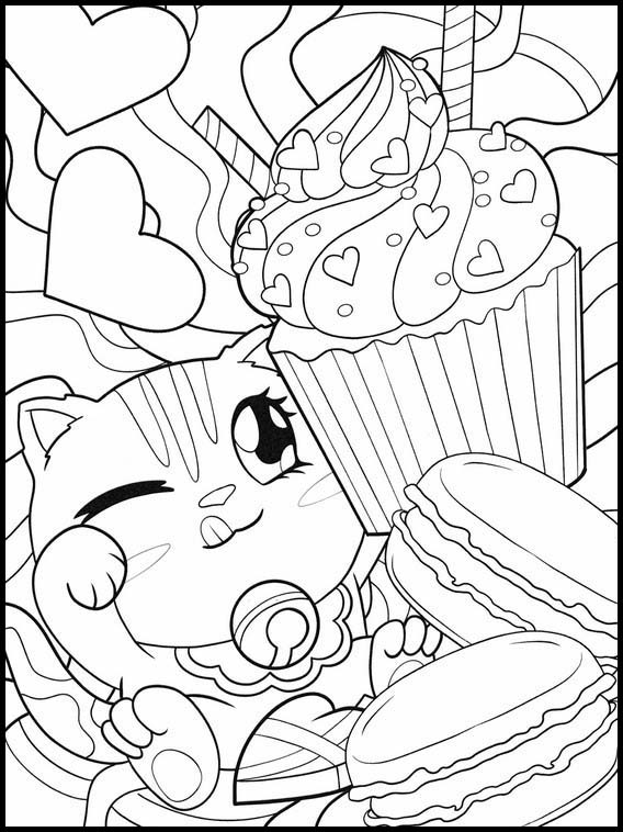 Printable Coloring Pages Chibi Kawaii Girls 5