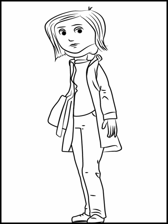 Fargelegging Coraline og den hemmelige dør 5 Coraline og den hemmelige dør 5