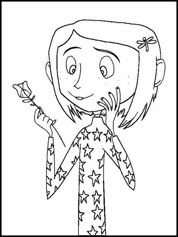 Dibujos para Colorear Los mundos de Coraline 6