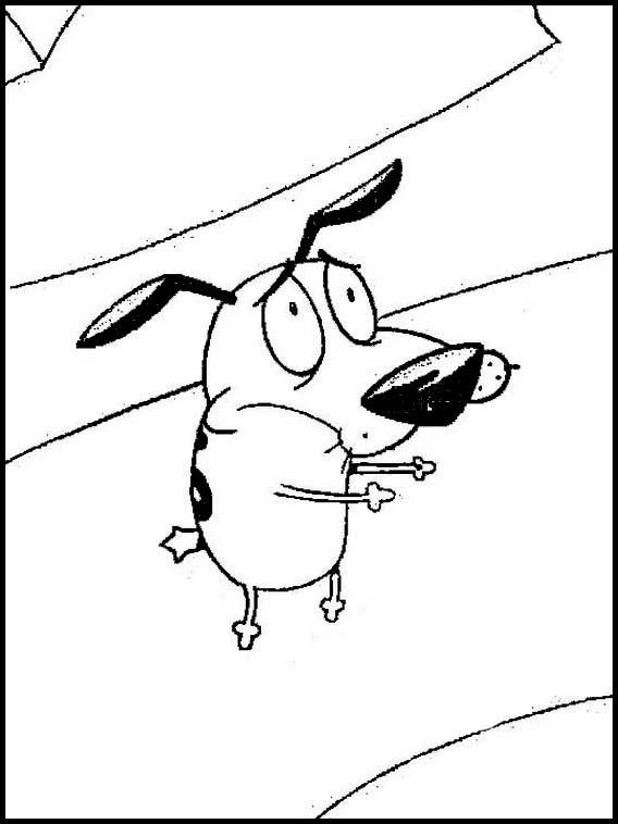 Imagenes para Dibujar Coraje el perro cobarde 9