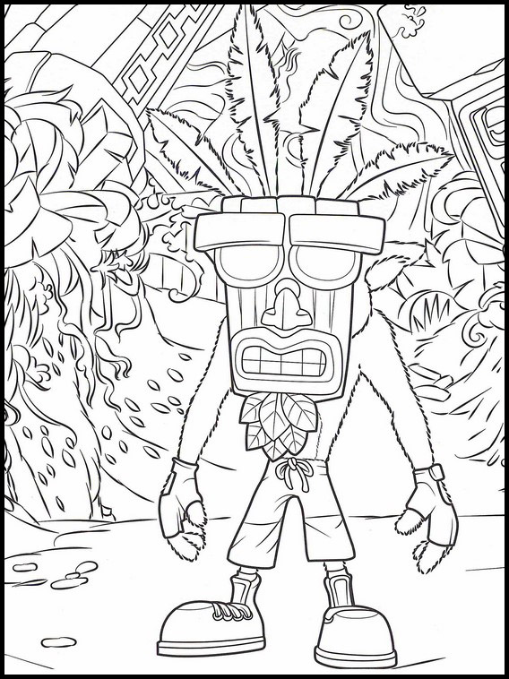 Dibujos Faciles para Pintar Crash Bandicoot 26
