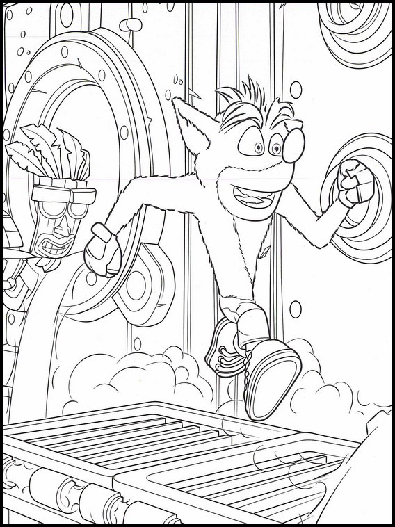 Crash Bandicoot Fargelegge for barn 28 Crash Bandicoot 28