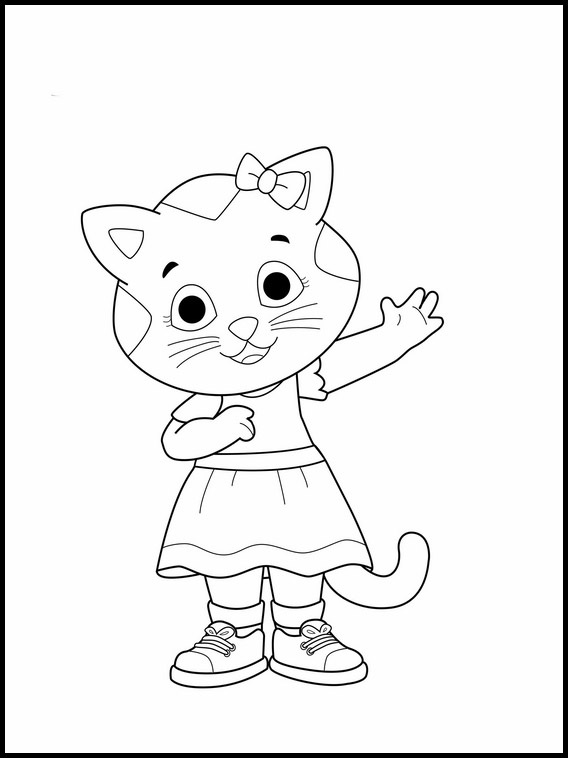 Fargelegging for Barn Daniel Tiger 1 Daniel Tiger 1