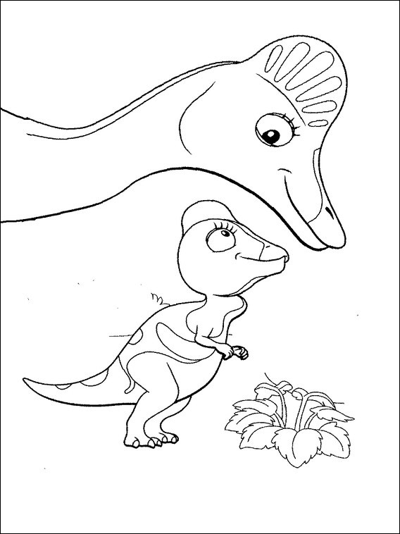 Dinosaurtoget Fargelegge for barn 13 Dinosaurtoget 13