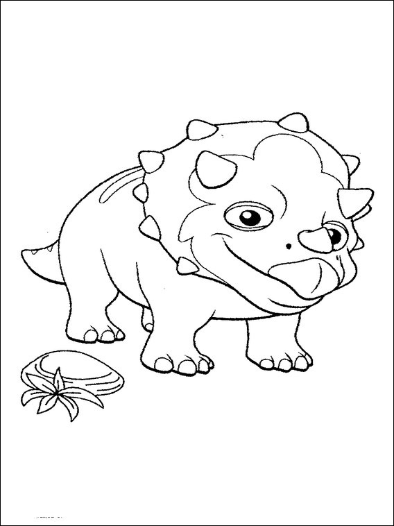 Fargelegging for Barn Dinosaurtoget 16 Dinosaurtoget 16
