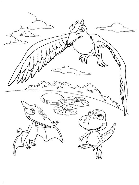 Tegninger til Print Dinosaurtoget 7 Dinosaurtoget 7