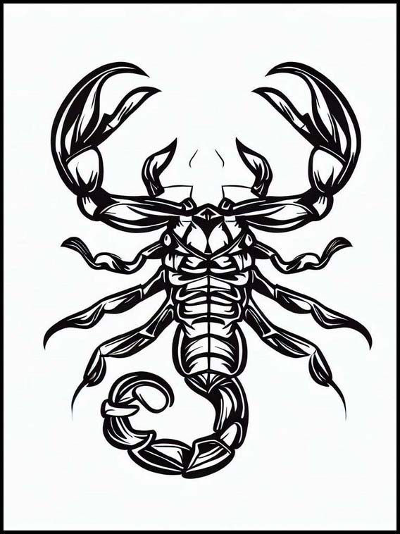 Coloring Scorpions - Animals 2