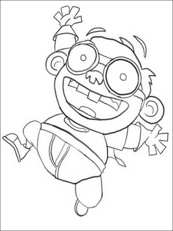 FANBOY & CHUM CHUM coloring book : Easy and Large Designs, +35