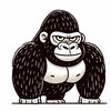 Εύκολα Σχέδια για Ζωγραφική και Χρωματισμό Γορίλες - Ζώα Γορίλες - Ζώα