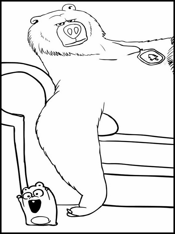 Kids-n-fun.com  6 coloring pages of Grizzy and the Lemmings