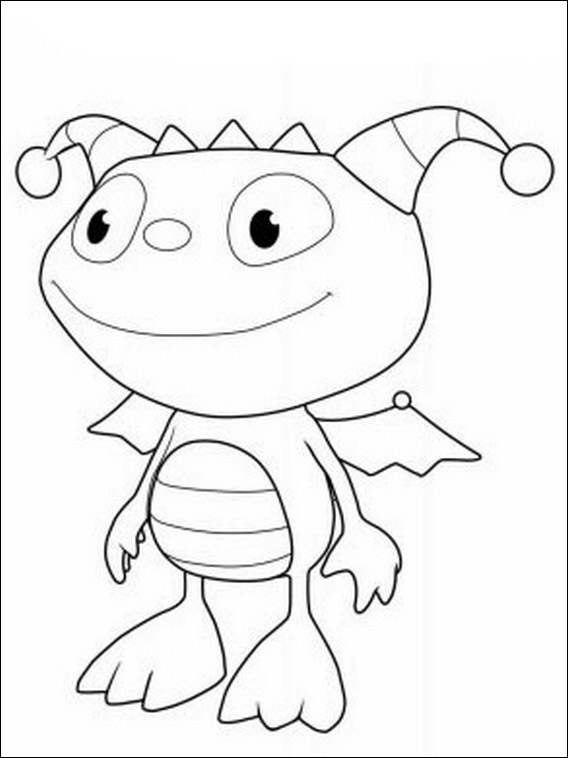 henry hugglemonster coloring pages