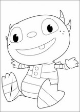 henry hugglemonster coloring pages